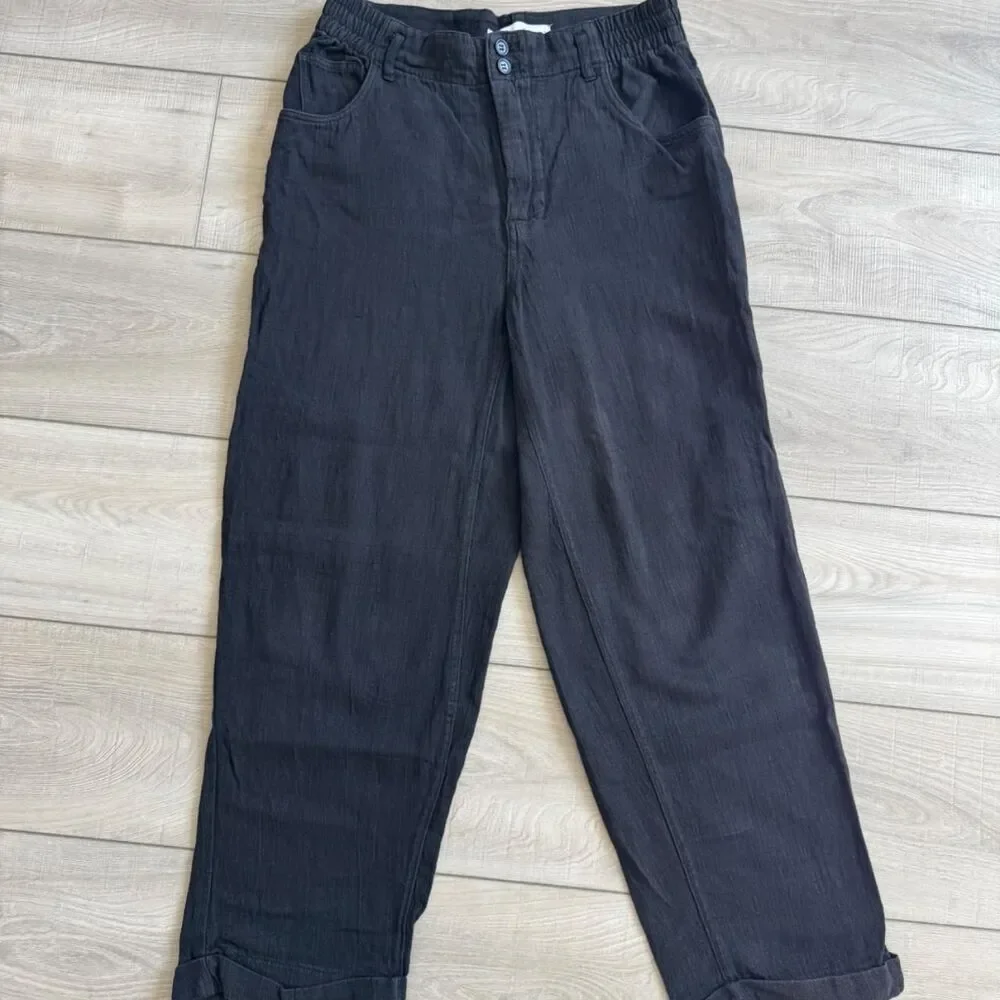 Zara Women's Black and Grey Trousers